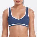 European and american style seamless color block sports bra - sexy, fashionable, quick-drying, and perfect for running and fitness