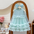 Girls' dresses  new style chic vest dress korean style sleeveless princess tutu skirt
