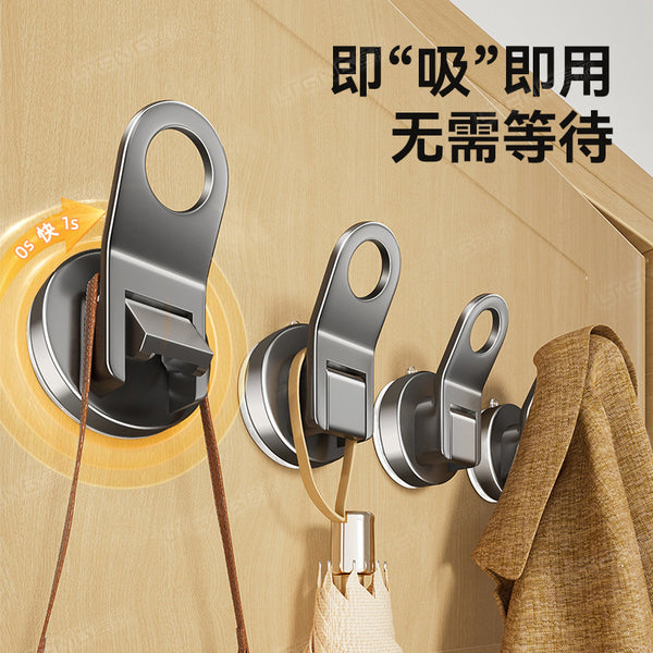 Strong vacuum suction cup hook No punching Strong load-bearing household kitchen bathroom bathroom wall-mounted adhesive hook