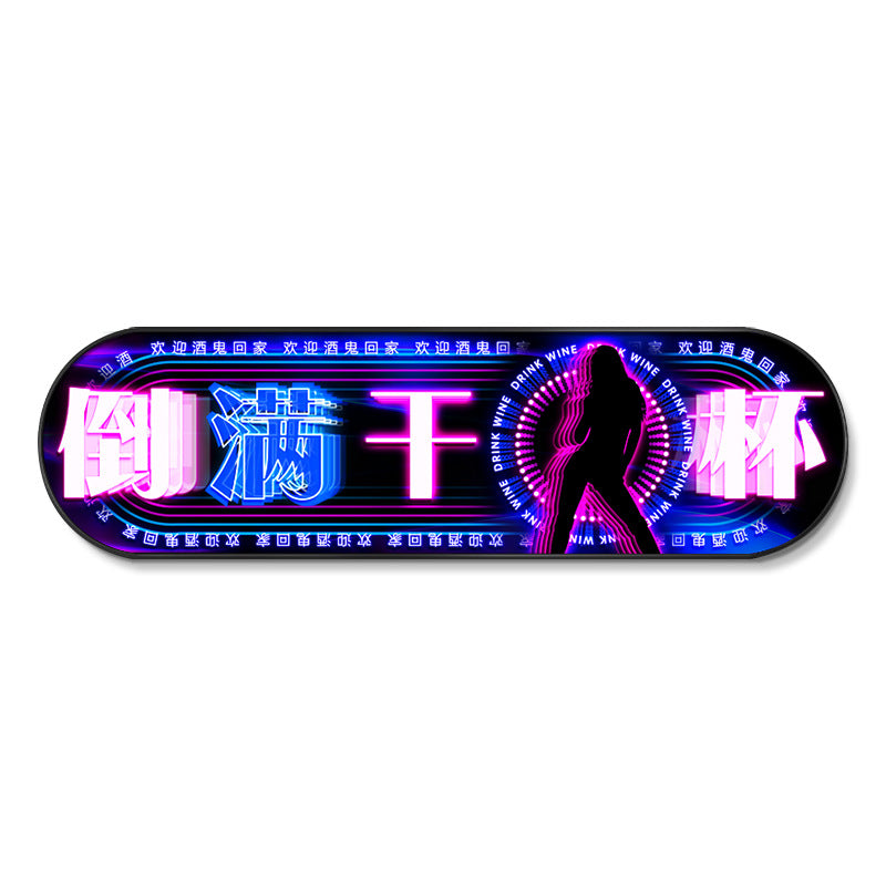 KTV room background wall lighting painting bar private room hanging painting leisure club theme decoration tavern mural