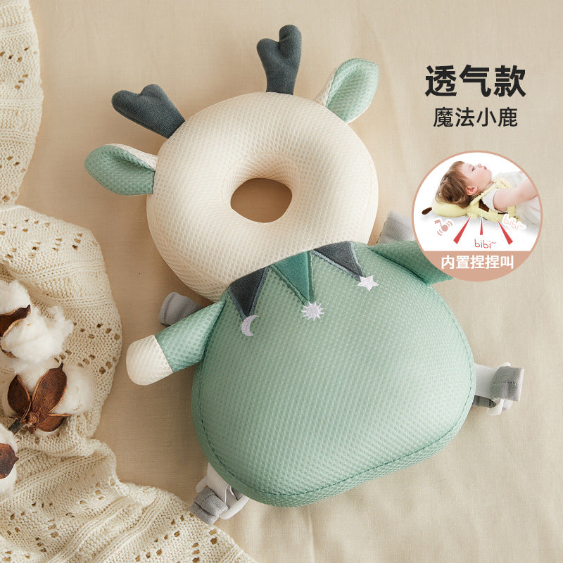 Baby head protection hat - anti-fall safety pillow for babies learning to walk - four-season breathable protective pad