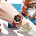 New arrival diamond-encrusted fashioncasual belt watch women's casual student quartz women's watch manufacturer wholesale watch