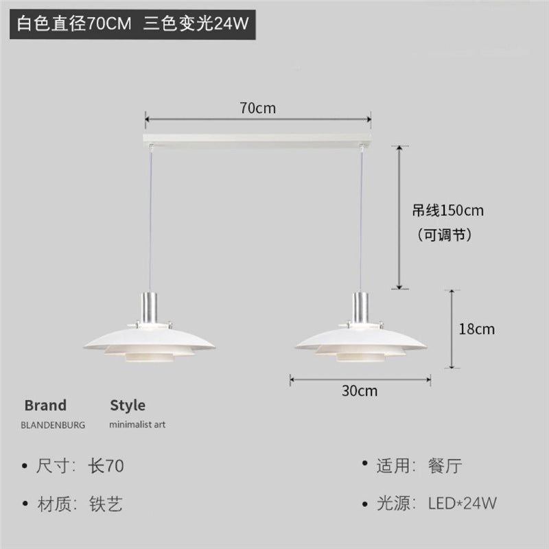 Restaurant pendant light danish ph5 ufo chandelier american light luxury dining room lighting fixture new creative unique dining room lamp