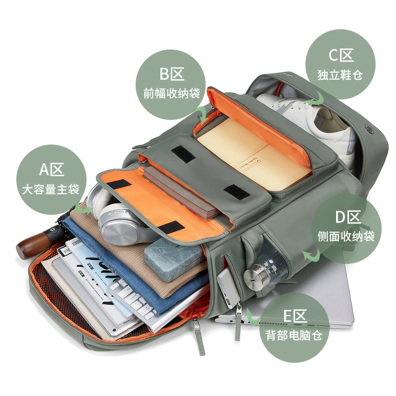 Cross-border backpack men's travel bag outdoor hiking large capacity lightweight computer bag casual backpack women