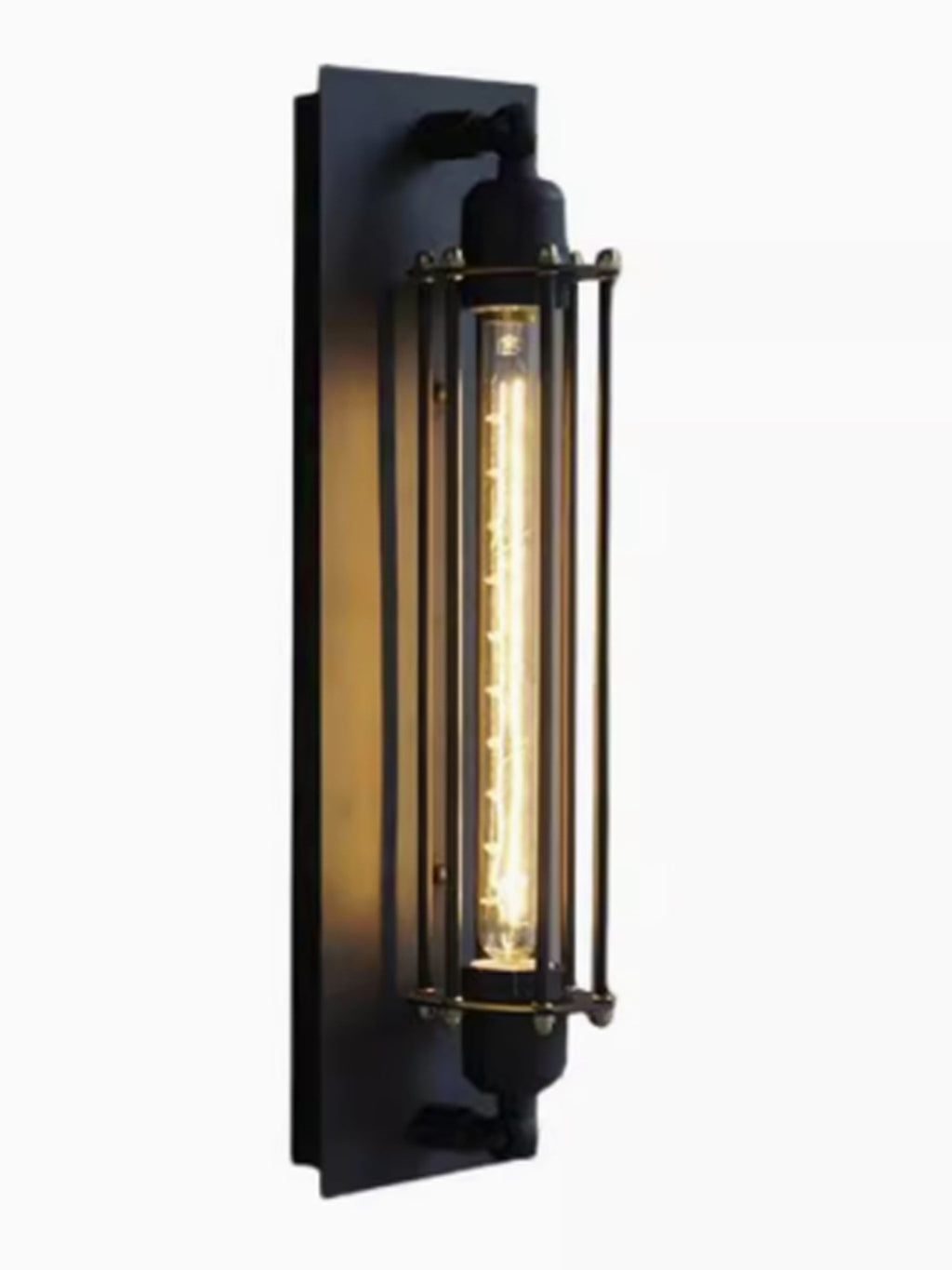 American retro loft lamps industrial style cafe bar barbecue restaurant dining room balcony wrought iron flute wall lamp