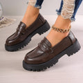 autumn new arrival: british style low-heel slip-on loafers - women's plus size export quality leather shoes for cross-border e-commerce