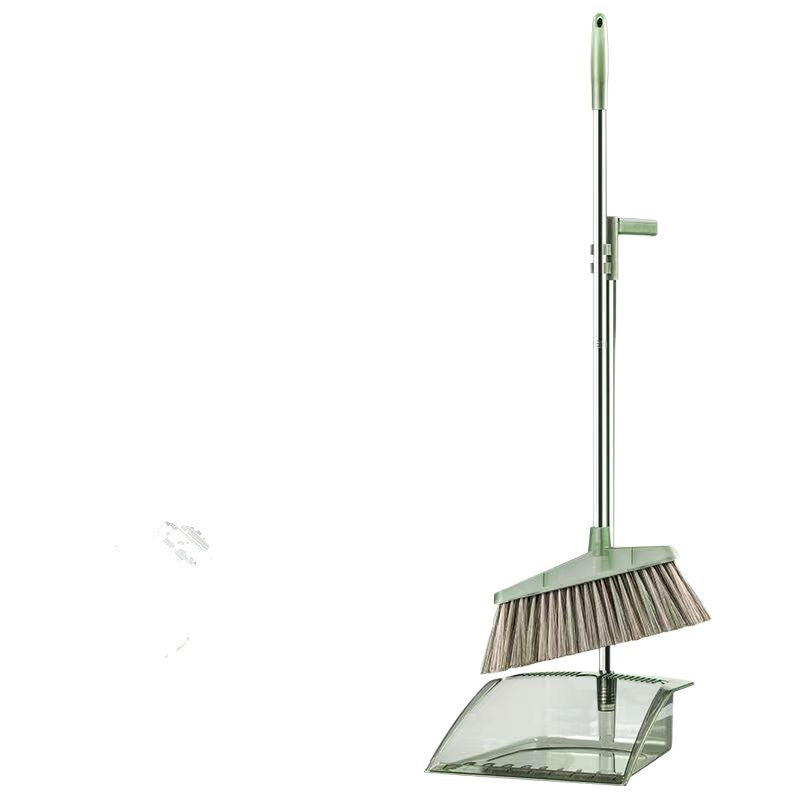 Broom and dustpan combination thickened transparent high-end household broom wholesale sweeping broom dustpan broom and dustpan combination