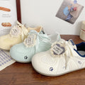 Versatile round-toe student sneakers, sweet style flat shoes, 2026 spring new collection, collegiate style color block german army trainers