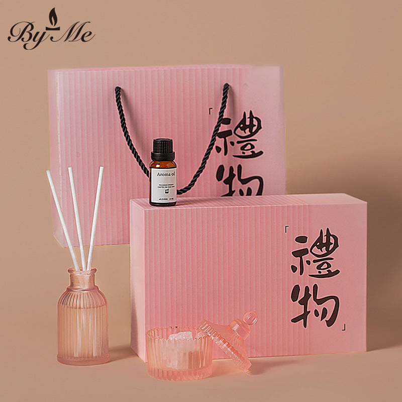 BYME fireless aromatherapy gift box, high-end set, diffuser stone gift ornament, toilet aromatherapy, long-lasting in the bedroom