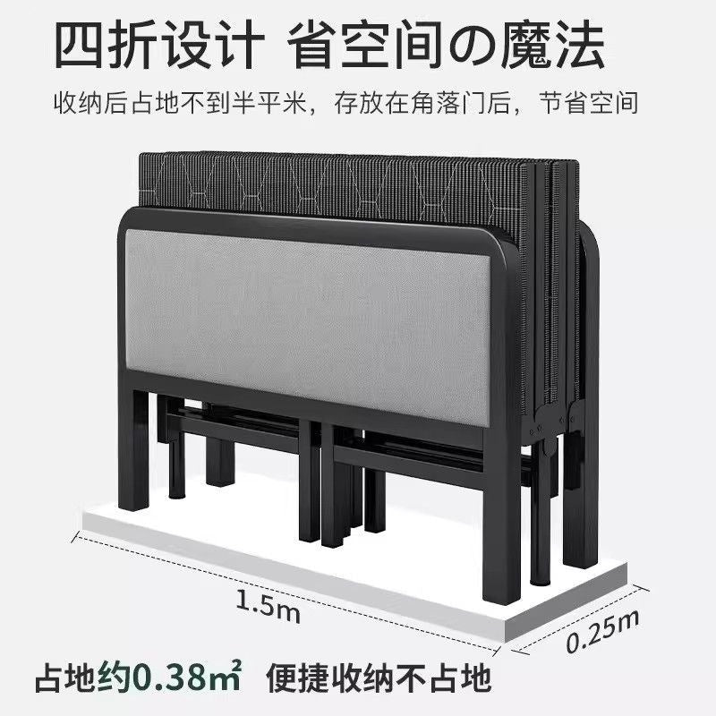 Folding bedfor homebedroom single bedsmall apartment hard bedsimple sofa bednew arrivalstrong and durable