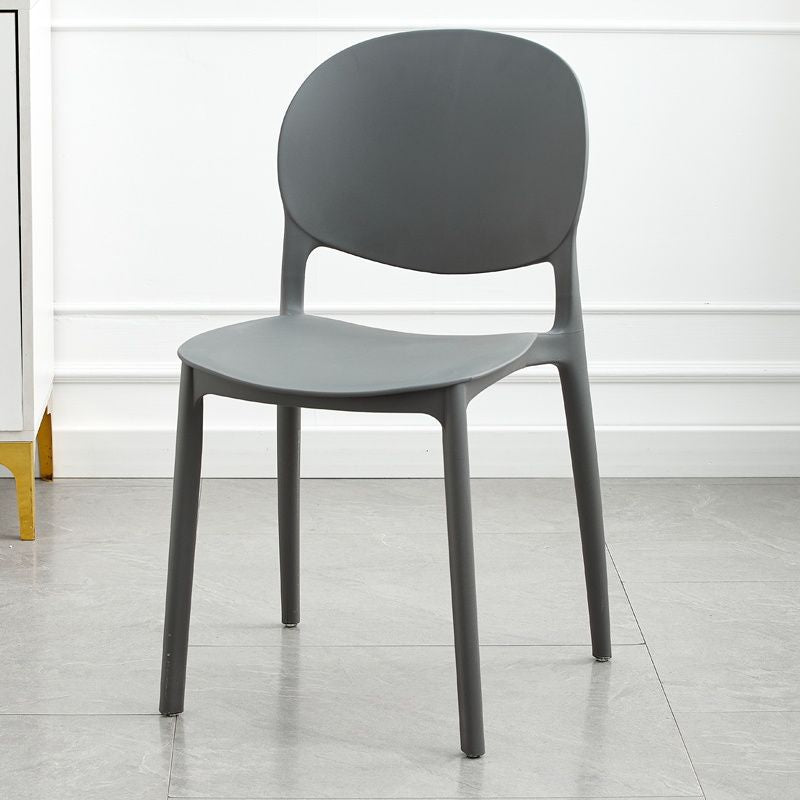 Scandinavian modern casual plastic chair for home backrest dining chair casual study chair stool restaurant chair scandinavian style