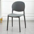 Scandinavian modern casual plastic chair for home backrest dining chair casual study chair stool restaurant chair scandinavian style