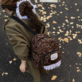 2025 new autumn/winter leopard print backpack - stylish design, includes hair accessory, commuter-ready, trendy & spacious crossbody bag