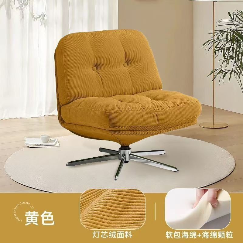 Lazy sofa chair dewey lingge can be rotated and adjustable balcony living room single sofa chair popular single sofa