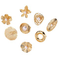 Wholesale statement rings: new cross-border e-commerce jewelry - unique irregular zinc alloy women's flower rings