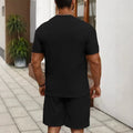 men's short-sleeve and shorts set, casual sportswear set, 3d printed cross-border hot seller, dropshipping available