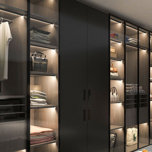 Ultra-thin laminate light slotting-free wine cabinet wardrobe surface mounted line light sensor light strip led cabinet light with cabinet light