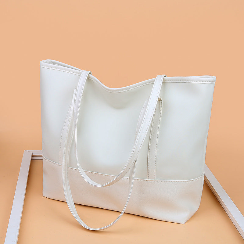 2024 new cross-border fashion tote bag women's shoulder bag ladies' handbag large capacity nylon commuter bag