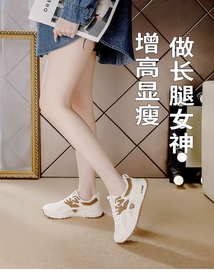 2025 summer new women's athletic running shoes - korean style street style versatile casual shoes - lightweight soft sole agnes shoes