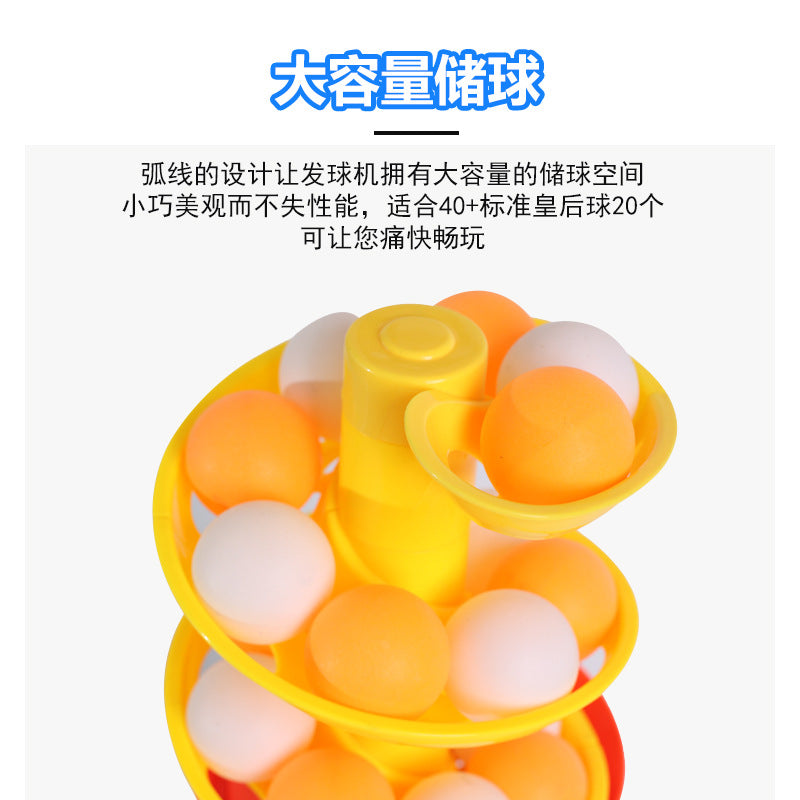 kids table tennis training device electric ball machine sports ball machine kids ejection ball toy