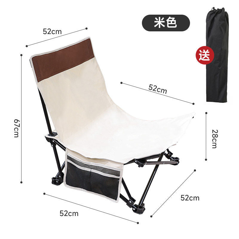 Foldable chair lunch break chair sit and lie foldable recliner portable mini nap foldable chair