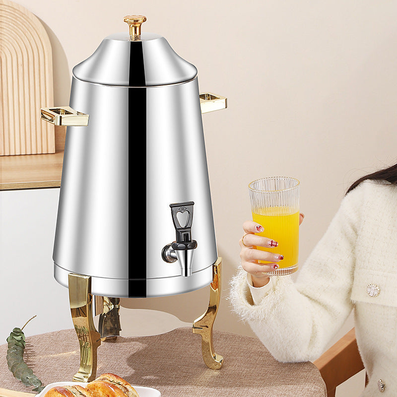 Coffee tripod, restaurant commercial beverage bucket Stainless steel visual beverage machine Juicer Korean, juice tripod