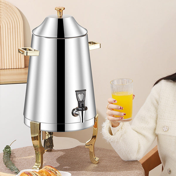 Coffee tripod, restaurant commercial beverage bucket Stainless steel visual beverage machine Juicer Korean, juice tripod