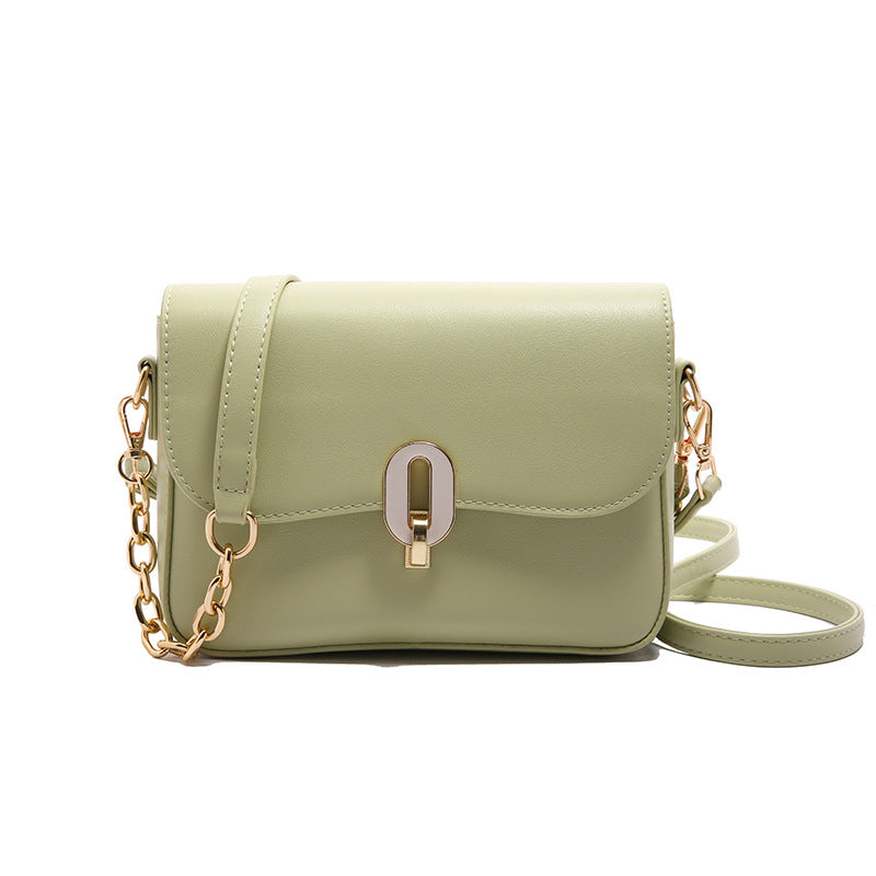 Fashion foreign style bag women's wholesale new simple casual commuter shoulder bag  trend solid color messenger bag