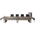 Saint li large conference table, long table, minimalist modern conference room training table, rectangular conference table and chairs