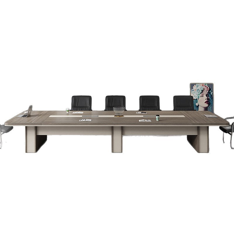 Saint li large conference table, long table, minimalist modern conference room training table, rectangular conference table and chairs
