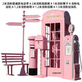 Seven piece set pink