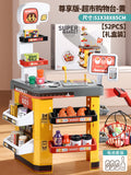 Realistic pretend play educational toys - kids' supermarket cash register - birthday gift for girls aged 3-6 - cross-border e-commerce