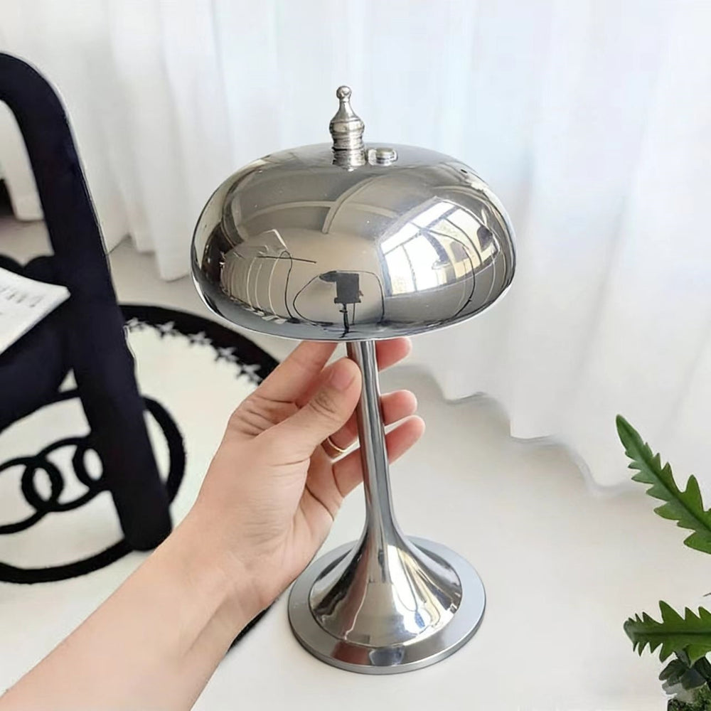 Danish designer influencer table lamp - nordic modern minimalist style for dining room, bedroom, study, sofa - mushroom table lamp ornament