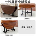 Foldable dining table - large round table for living room, multi-functional home dining table, collapsible simple small apartment round dining table