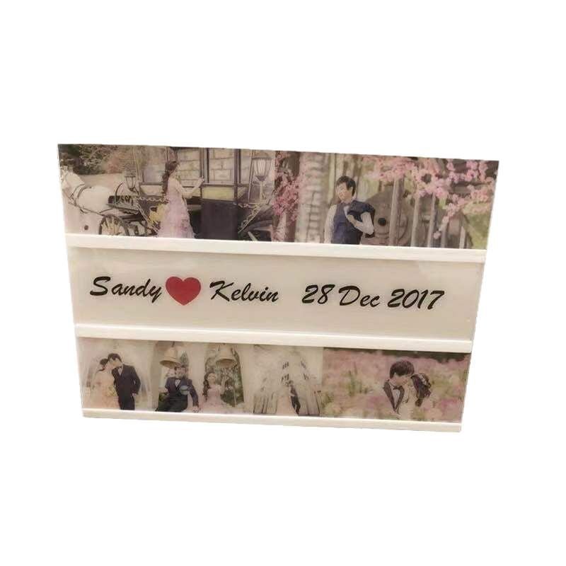 LED creative letter A4A5 light box girl room decoration lights photo props small ornament