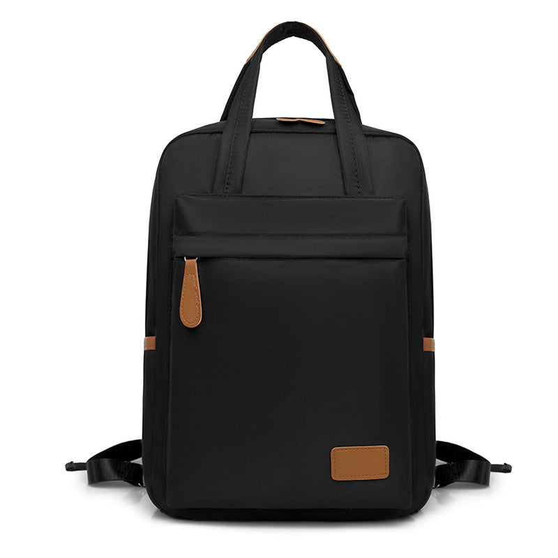 Cross-border fashion trendy cool oversized capacity men's backpack solid color simple travel backpack women's versatile college student schoolbag