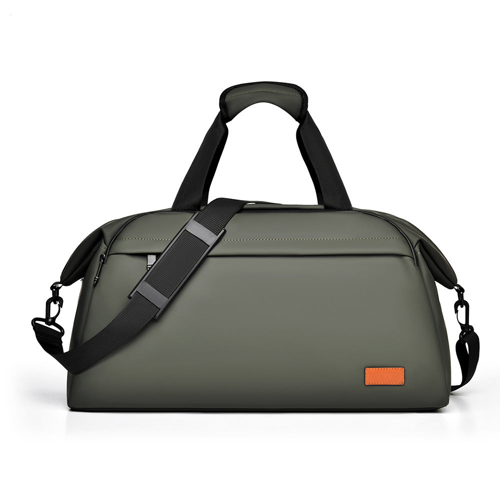 Simple, fashionable and large-capacity shoulder crossbody large-capacity bag 2025 new anti-splashing travel bag will be sent on behalf of one piece.