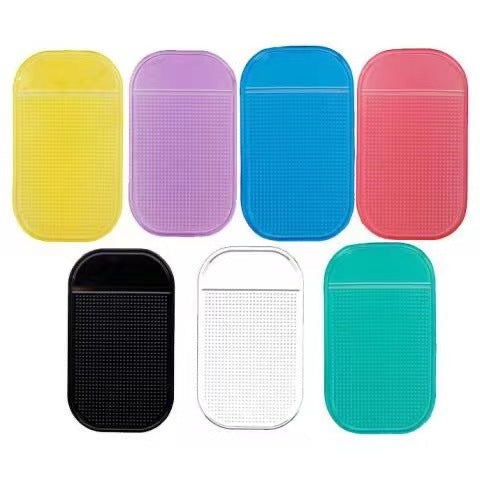 Car anti-slip mat, thickened and oversized silicone pad for dashboard, high-temperature resistant, interior phone holder mat