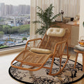 Lazy rocking chair rattan lounge chair adult lunch break for home sofa outdoor courtyard terrace leisure chair balcony casual chair