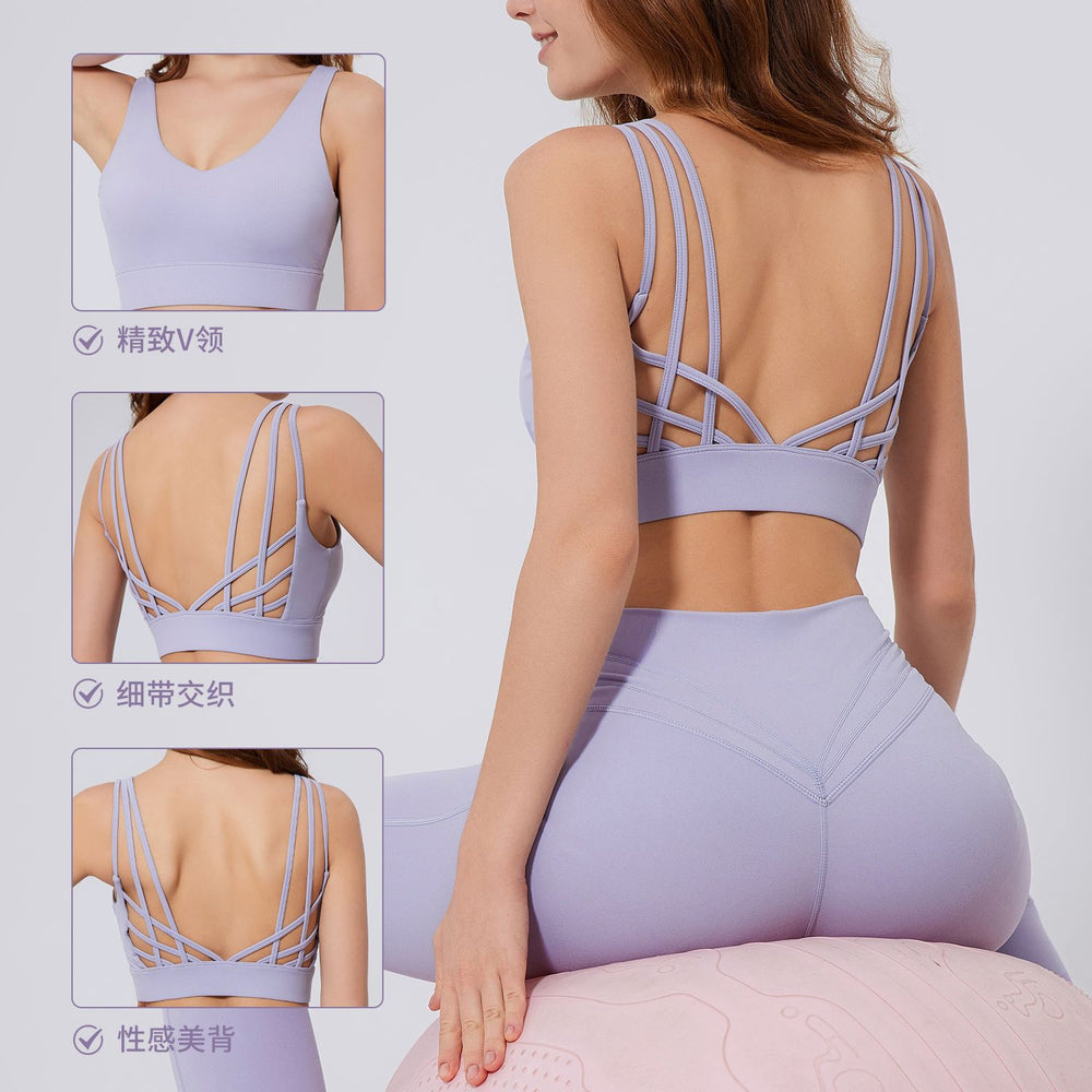 European and american plus size activewear set for women - beautiful back, butt-lifting workout leggings - new cross-border yoga outfit set