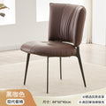 Factory direct wholesale custom italian minimalist dining chairs - premium soft-padded leather restaurant designer chairs for home use