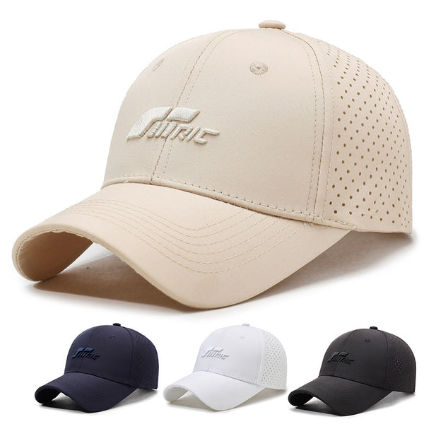 Quick-drying baseball cap factory men and women spring and summer outdoor breathable sports sunscreen cap big head suitable for sunscreen cap