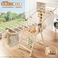 Clothes drying rack floor-standing foldablefor home indoor balcony baby cooling clothes hanger thickened thick clothes drying rack
