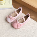 Vancahao girls' korean style princess shoes,  spring new collection, bowknot loafers, stylish and chic baby flats