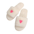 plus sizeexportnew arrivalmao slippers one-word opening fall and winter home soft bottom small fragrant peach heart cotton slippers