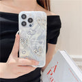 Suitable for apple 16promax pleated heart iphonexr/13 bracelet hard apple 17 mobile phone protective case