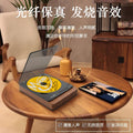 Ultra-thin retro portable cd player, audiophile-grade bluetooth hi-fi sound, high-fidelity cd album, transparent cover