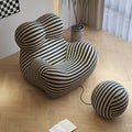 Wool roll ladieswear's embrace sofa chair lazy sofa can lie down and sleep creative style single living room balcony bedroom