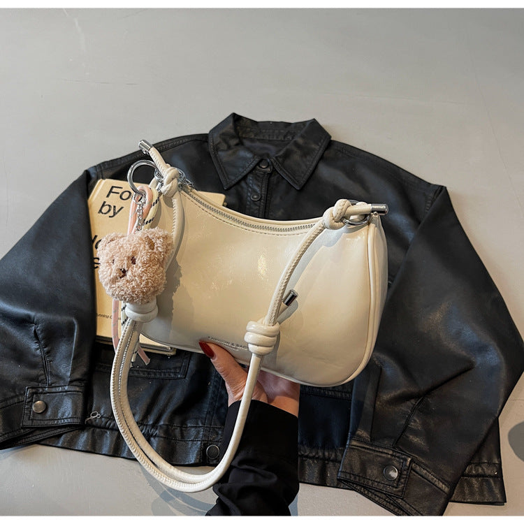 Cross-border retro fashion underarm bag 2025 new simple and versatile pillow bag Korean version of high-end shoulder messenger bag