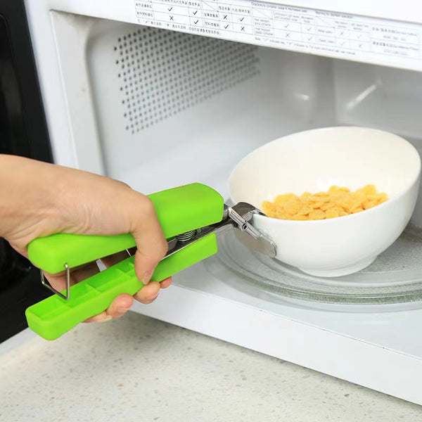 [Anti-scalding clip] Stainless steel anti-scalding clip, bowl and plate clip, plate grabber, casserole pliers, household kitchen tools